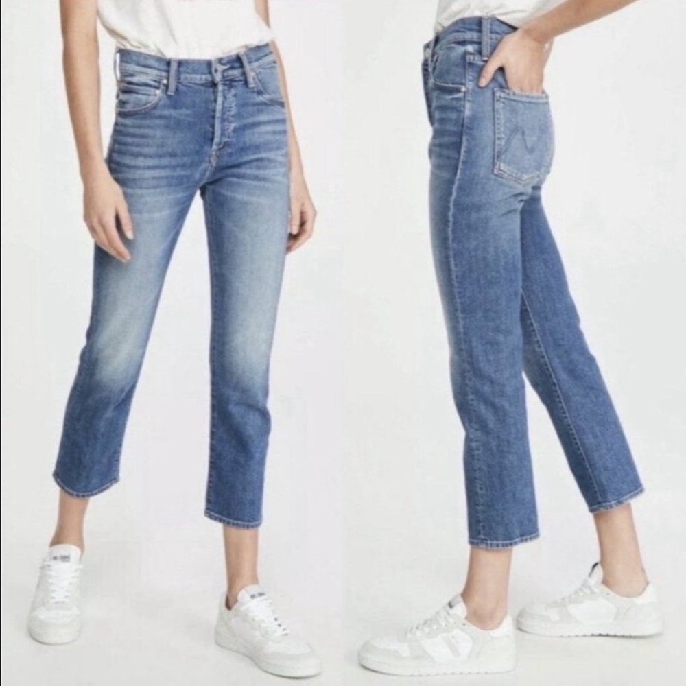 Mother Superior The Scrapper Ankle Jeans Cowboys Don’t Cry 29